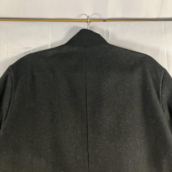 Alfani Jacket Mens Large Wool Blend Full Zip Button Front Coat Pockets - Picture 12 of 12